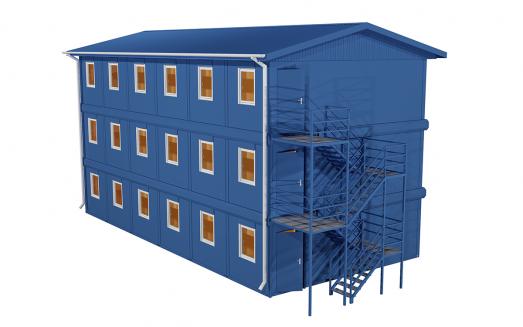 Административно-бытовые комплексы (АБК) - модульные здания из  блок-контейнеров