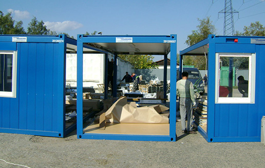 Сборка модульных зданий